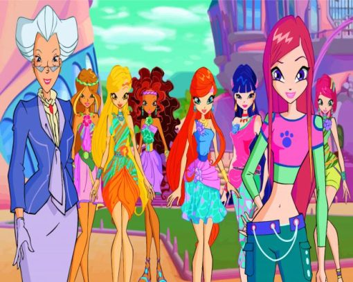 Winx Club Animations paint by number