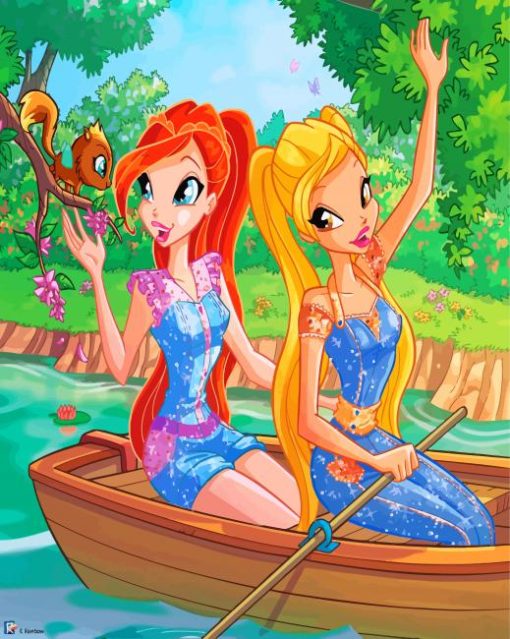 Winx Club paint by number