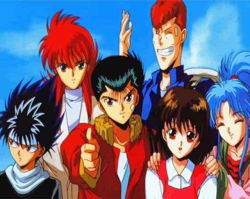 Yu Yu Hakusho Animes paint by number