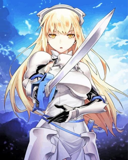 Aiz Wallenstein Japanese AnimeAiz Wallenstein Japanese Anime Paint by number