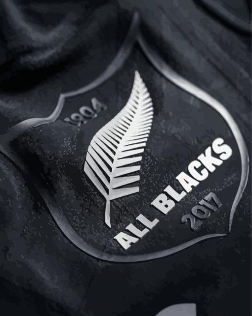 All Blacks Logo paint by number