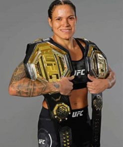 Amanda Nunes MMA Fighter Paint by number