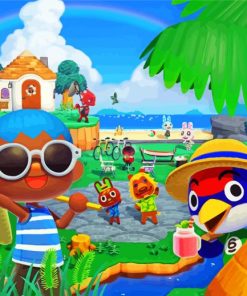 Animal Crossing Video Game paint by number