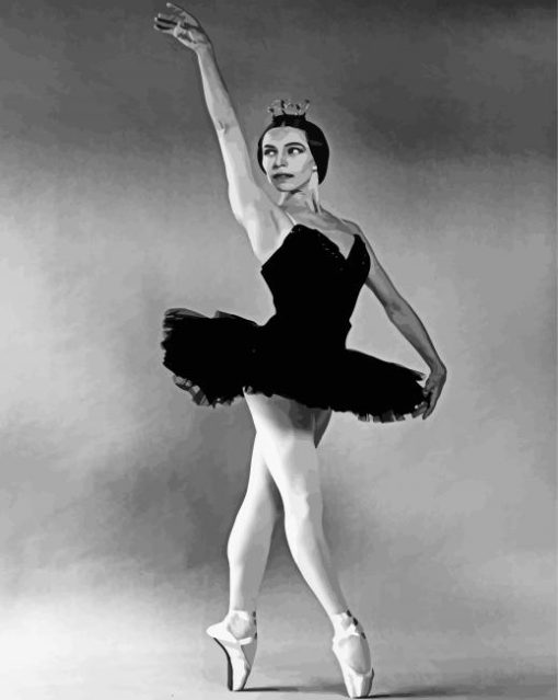 Ballet Dancer Maria Tallchief paint by number