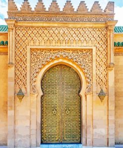 Castle Doors In Rabat PAINT BY NUMBER