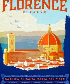 Cathedral Of Santa Maria Del Fiore Poster paint by number