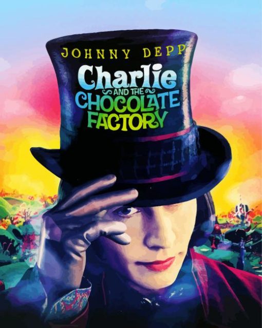 Charlie And The Chocolate Factory Movie Poster paint by number