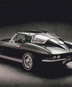 Classic Chevrolet Corvette Stingray paint by number