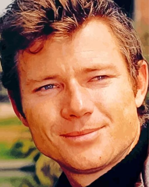 Close Up Michael Parks paint by number