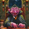 Count Von Count Character paint by number