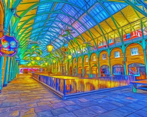 Covent Garden Market Art paint by number