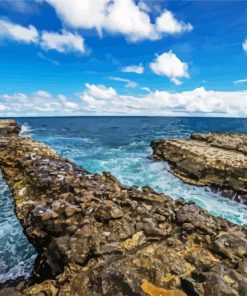 Devil's Bridge National Park Antigua paint by number