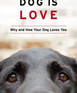 Dog Is Love Poster paint by number