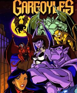 Gargoyles Cartoon paint by number