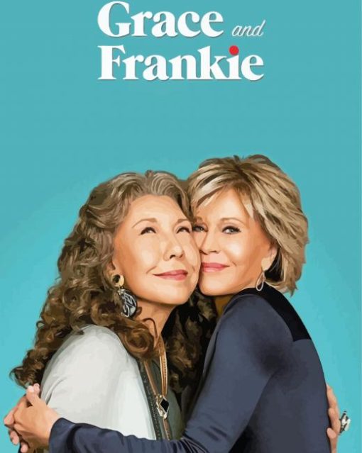 Grace And Frankie American Serie paint by number