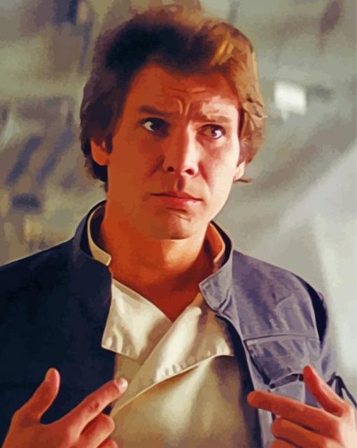 Hans Solo paint by number