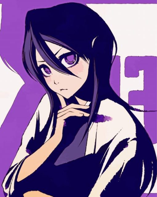 Illustration Rukia Kuchiki paint by number