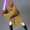 Jedi Master Mace Windu paint by number