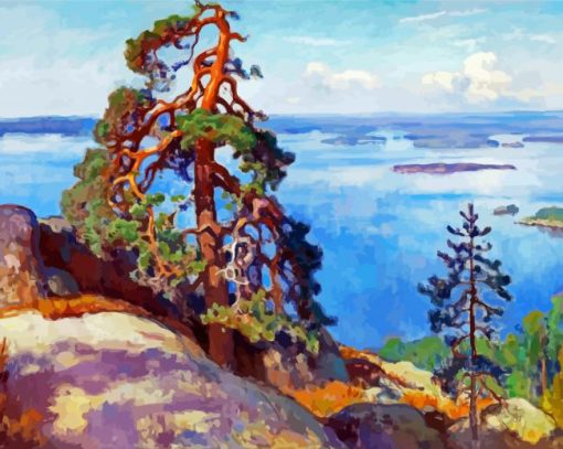 Koli Landscape Art paint by number