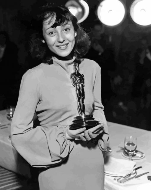 Luise Rainer Actress paint by number