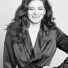 Monochrome Debra Messing paint by number