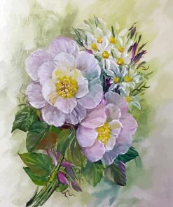 Musk Roses Art paint by number