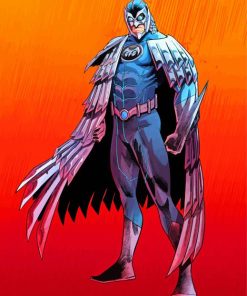 Owlman Art paint by number