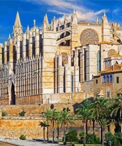 Palma Mallorca Catedral Basílica De Santa María De Mallorca paint by number