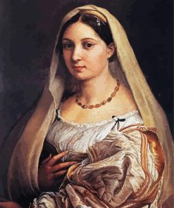 Raffaello Sanzio Woman With A Veil paint by number