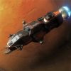 Rocinante Spaceship paint by number