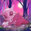 Sleepy Cubone paint by number