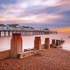 Southwold Beach At Sunset paint by number