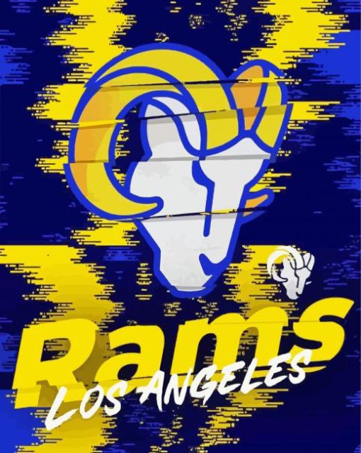 St Louis Rams Logo Art paint by number