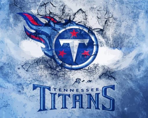 Tennessee Titans Logo paint by number