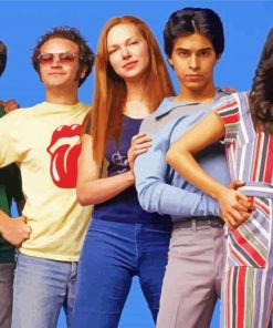 That 70s Show Actors paint by number