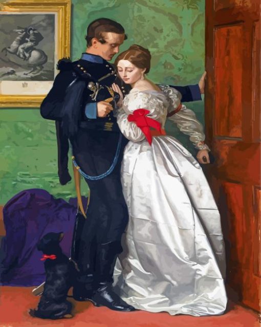 The Black Brunswicker Millais Art paint by number