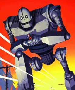 The Iron Giant Characters paint by number