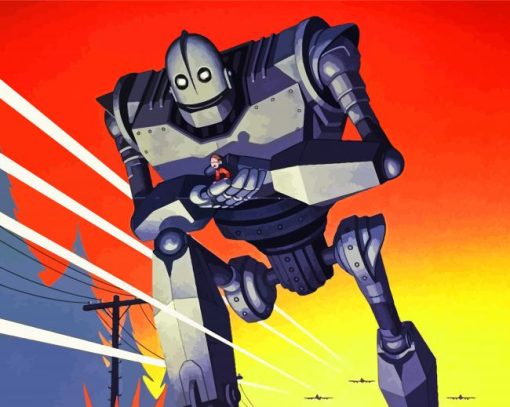 The Iron Giant Characters paint by number