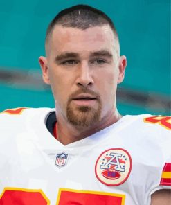 Travis Michael Kelce Footballer paint by number