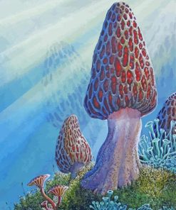 True Morel Art Paint by number