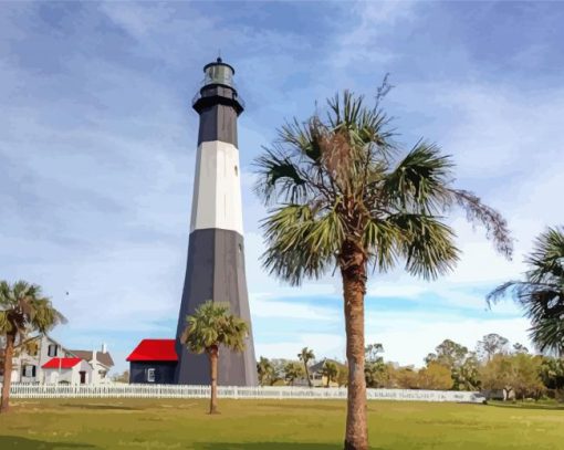 Tybee Island paint by number