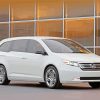 White Honda Odyssey paint by number