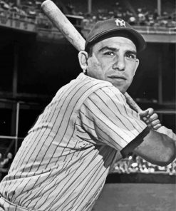 Yogi Berra Player paint by number