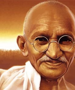 Aesthetic Gandhi Art paint by number