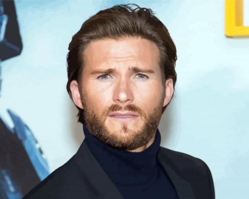 Aesthetic Scott Eastwood paint by number