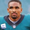 American Football Player Jalen Hurts paint by number