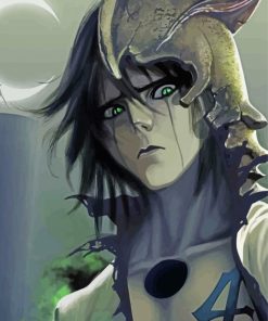 Anime Character Ulquiorra Cifer Bleach paint by number