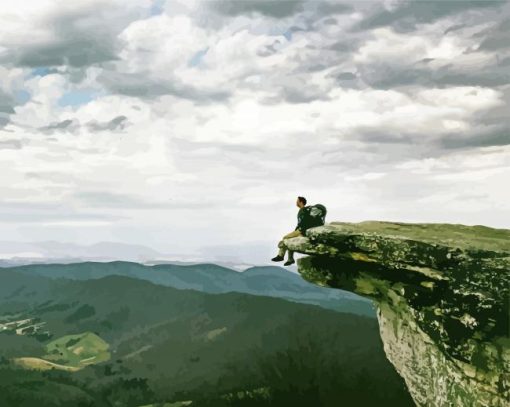 Appalachian Trail Mountains paint by number