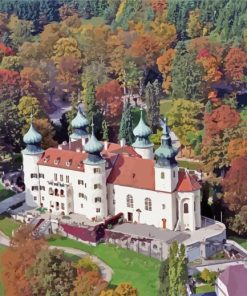 Austrian Castle Austrian Castle paint by number