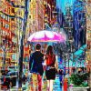 Cool Couple Rain paint by number